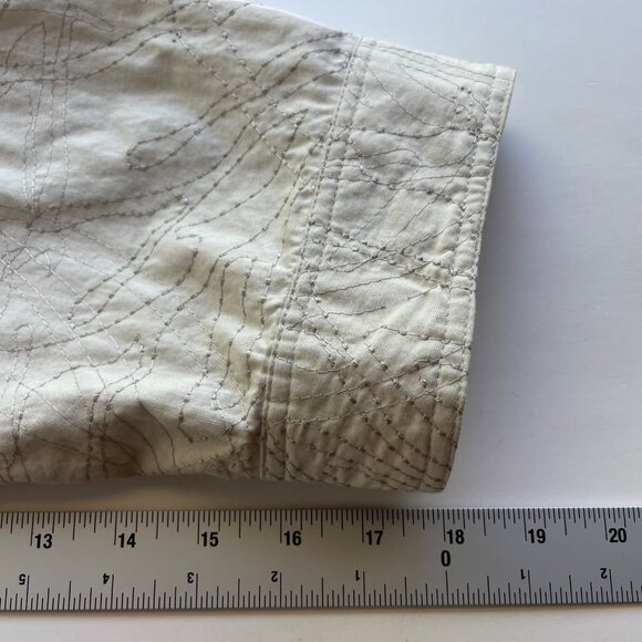 Coldwater Creek Womens‎ Jacket Beige Embroidered Lightweight Full Zip Size 22 - Picture 10 of 15